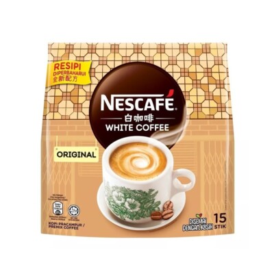 [Free Ship] 15's Nescafe Instant White Coffee Original with Milk Premix Cafe