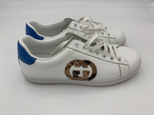 Gucci Green White Sneakers Size US 9.5 EU 41 | eBay