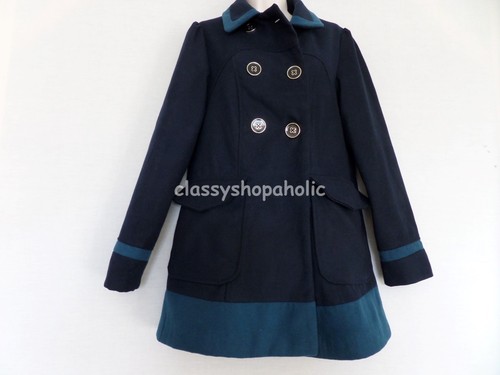 New Look Twiggy Colour Block Coat - Size 10 - BNWOT - RRP £49.99 - Picture 2 of 6