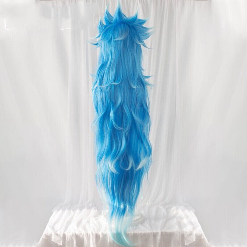 Anime Twisted Wonderland Cosplay Idia Shroud Long Hair Wig Harajuku Hairpiece/ - Picture 7 of 7