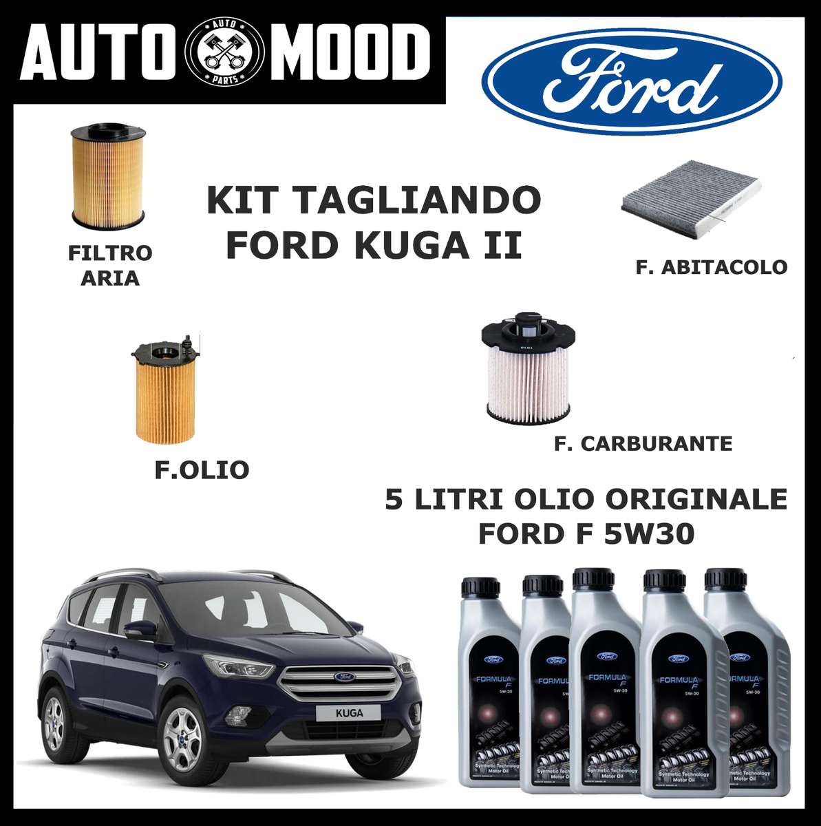 Dove Si Trova Il Filtro Dell'olio Nella Ford Kuga? - Ford Kuga (MK 1, C394 - Foto 10