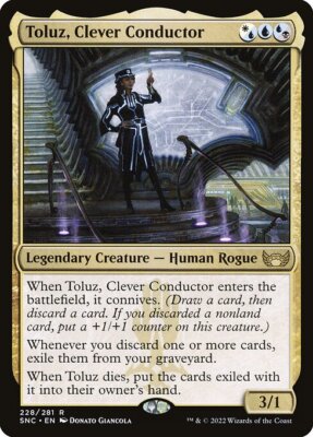TOLUZ, CLEVER CONDUCTOR x4 mtg NM-M Streets of New Capenna 4 Rare