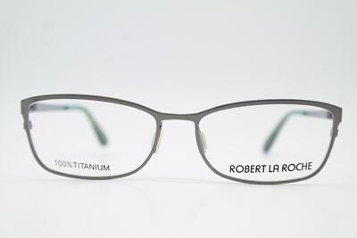 Brille ROBERT la ROCHE RLR 344T Titanium Mtallic Oval Brillengestell Neu