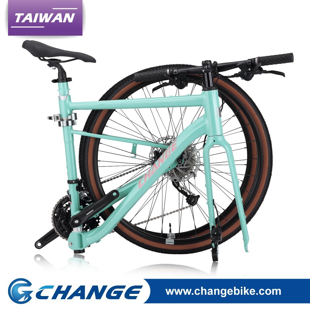 Folding Bike Gravel Bicycle Tour Cycle Shimano 20S E-Bike Kit Ready GF-901G  49cm