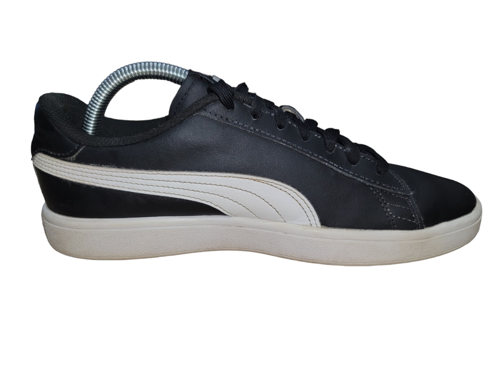 Puma Women's Smash V2 Black and White Casual Sneakers Shoes Size 8 M