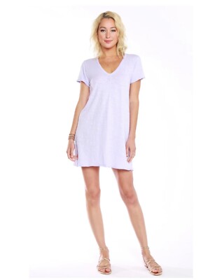 Bobi Los Angeles Lavender T-shirt Dress  NWT sz S