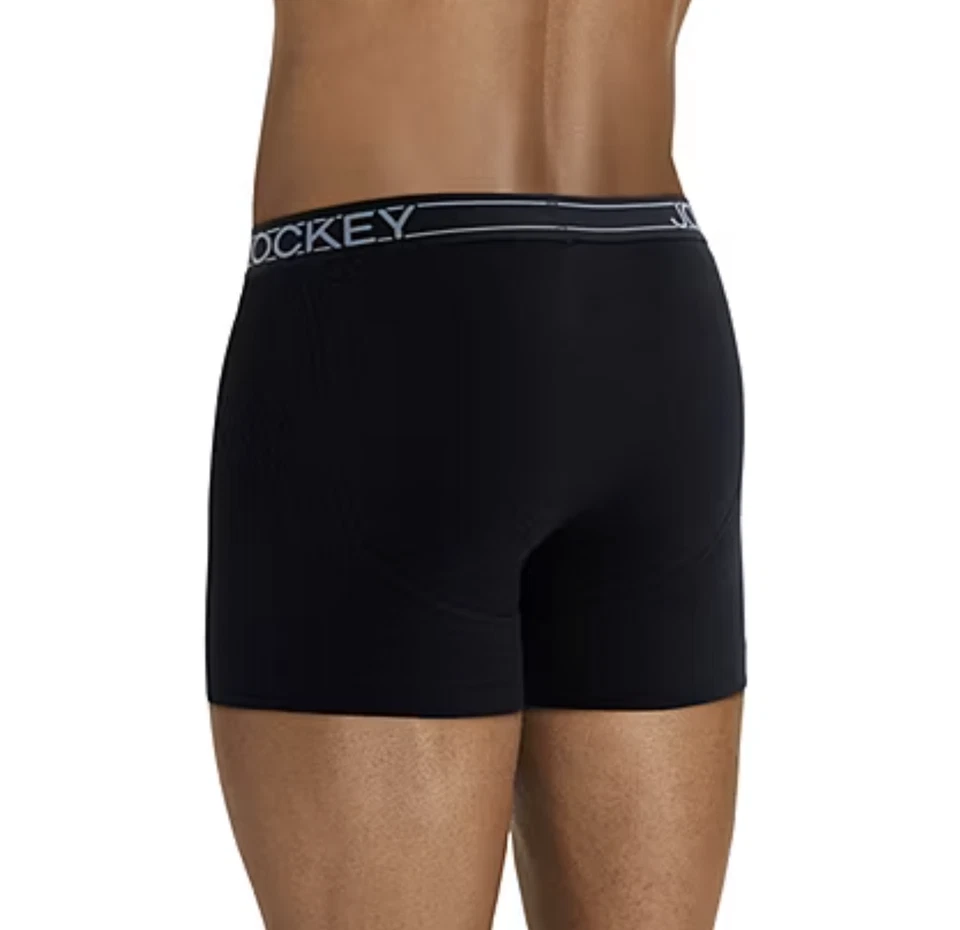 Cueca boxer masculina Jockey 4+1 grátis mistura de algodão diária (multi cinza) - Imagem 4 de 4