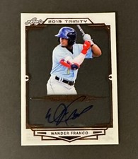 2019 Leaf Trinity WANDER FRANCO Clear Acetate Bronze Foil Auto Rays Superstar