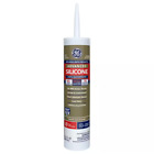 10.1 oz White Silicone 2 Caulk Kitchen and Bath Waterproof Adhesive Sealant