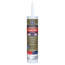 10.1 oz White Silicone 2 Caulk Kitchen and Bath Waterproof Adhesive Sealant