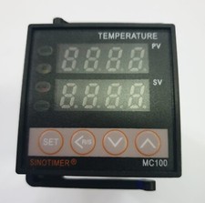 TERMOREGOLATORE DIGITALE DI TEMPERATURA 0 + 400° C  MC 100 USCITA   RELE'