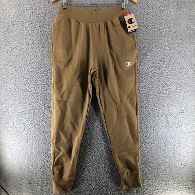 #ad Champion Reverse Weave Jogger Sweatpants Men’s S Whole Wheat Brown $39.99