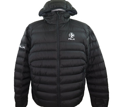 RLX Golf Ralph Lauren Mens Winter 730 Down Quilted Puffer Hooded