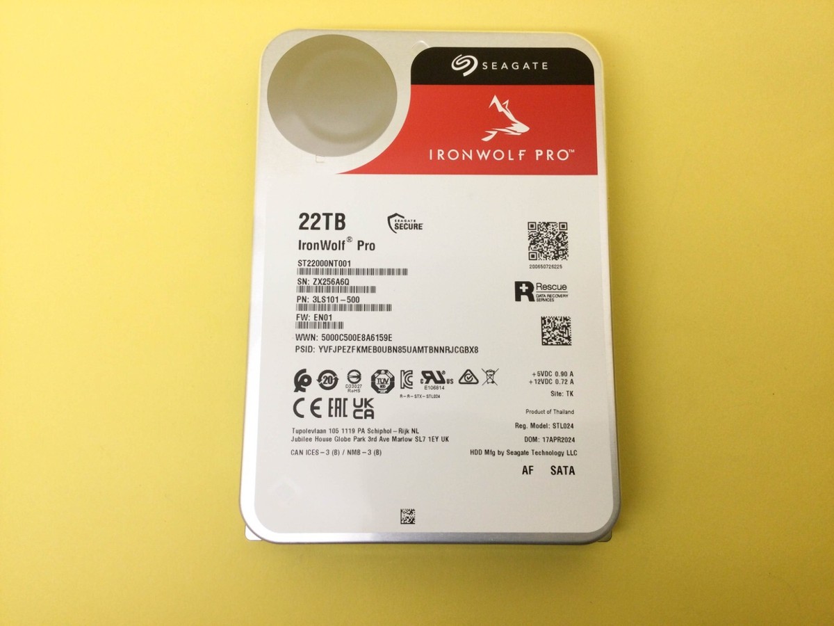 新品　Seagate IronWolf Pro 22TB HDD 7200RPM Seagate IronWolf 16TB NAS Hard Drive 7200 RPM 3.5
