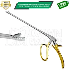 Tischler Kevorkian Biopsy Punch Forceps 3mm x 9.5mm Bite 1 x 1 Teeth 25cm Long 