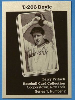 TOPPS206 JOE DOYLE HANDS ABOVE HEAD カード Extremely Rare 1909-1911 T206 White Border Joe Doyle Hands