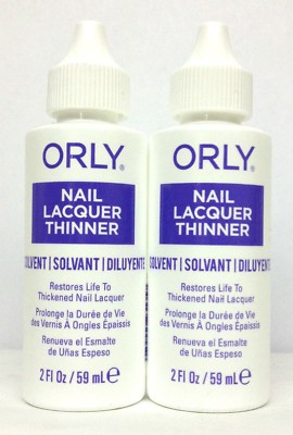 Orly Nail Lacquer Polish Thinner 2oz/59ml - Set of 2 