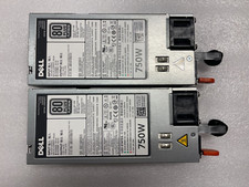 Lot of 2 Dell 05NF18 09PXCV 750W Switching Power Supply D750E-S1 R720 R720XD