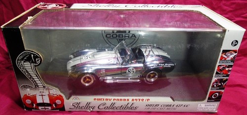 Chrome Shelby Collectibles Cobra 427 S/C 85th Birthday Ford 2008 1:18 Diecast
