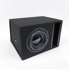 USED SKAR AUDIO EVL-1X10D2 - SINGLE 10" 2000W VENTED LOADED SUB BOX ENCLOSURE