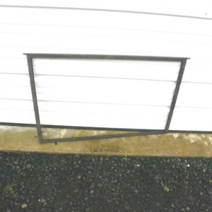 VINTAGE 1940S 1950S GAS SERVICE STATION METAL SIGN PIVOT HOLDER UNUSED 2 PIECE