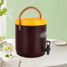 13L Insulated Beverage Dispenser Tabletop Drink Dispenser Container w/Faucet 