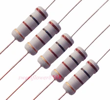 2 Watt 100 ohm 100R Carbon Film Resistor R 2W 100pcs