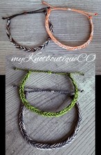 Fishtail Braid, Waterproof Waxed Beach, Boho, Surfer Style Bracelet, Friendship