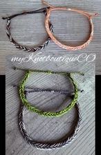 Fishtail Braid, Waterproof Waxed Beach, Boho, Surfer Style Bracelet, Friendship