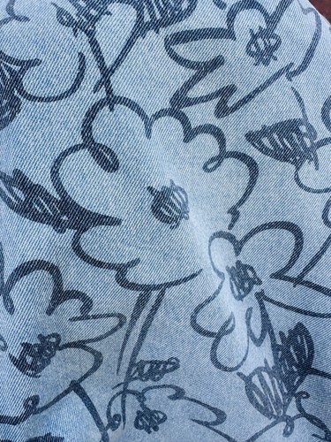 Chaleco vaquero vintage MOSCHINO chaleco vaquero floral talla L - Imagen 8 de 22