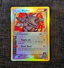 Nintendo EX Team Magma vs Team Aqua Team Magma's Rhydon 11/95 Eng Rev Holo on eBay