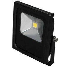 Xcite 10W LED Slim Floodlight Black 4000K