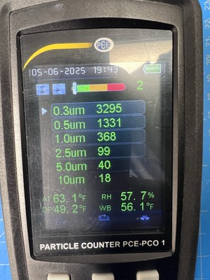  PCE instruments PCE-PCO1 partical counter 