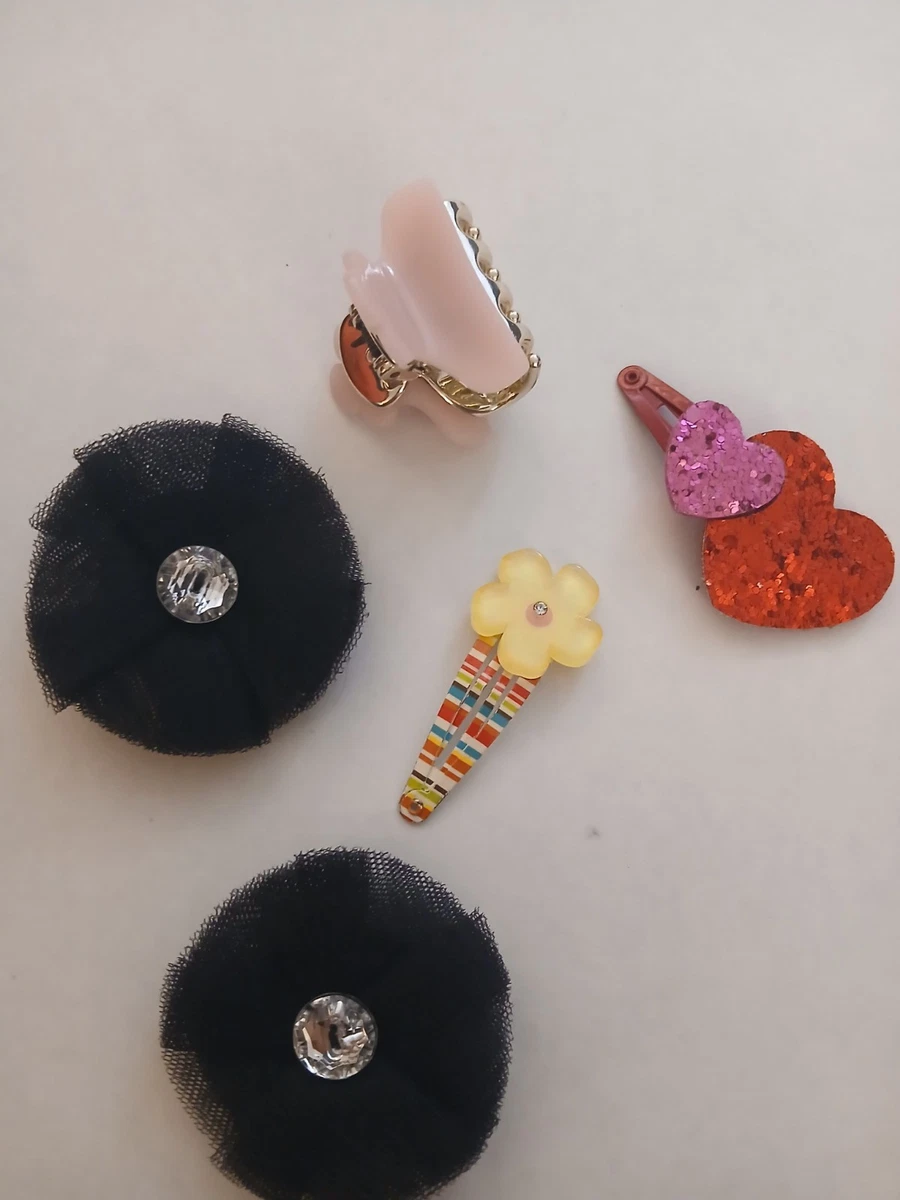 Barrettes à Cheveux Gymboree Miss Mouse Hair Curlies – Lot Vintage – Neuves