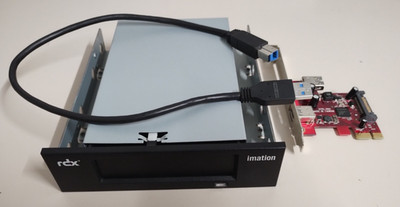 Imation RDX USB3 intern RDX-USB3-INT mit USB-PCIe-Karte + Kabel