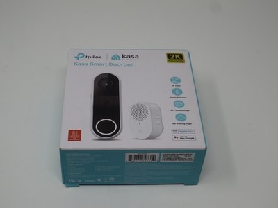 Kasa Smart Video Doorbell Camera Hardwired w/ Chime, 2K Resolution, Always-on
