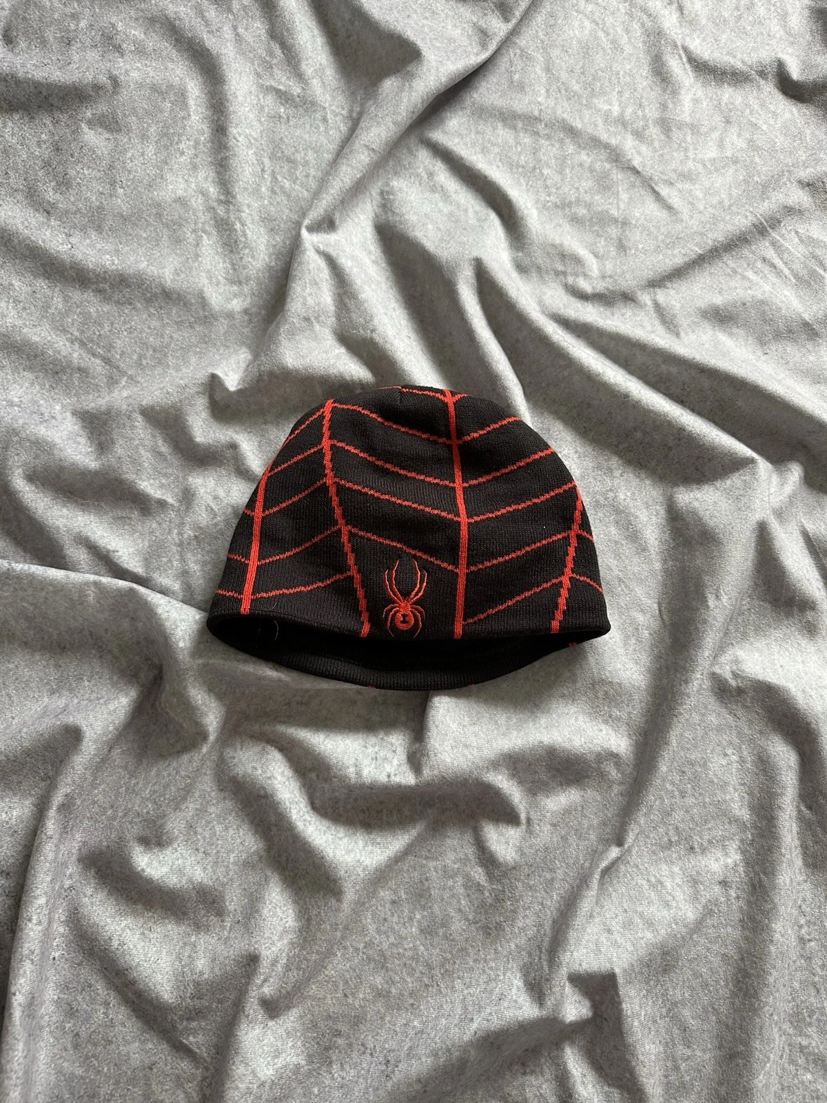 Vintage Y2K Spyder Skull Cap Beanie Hiking Gorpcore