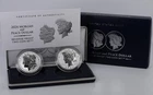 2024-S $1 Morgan & Peace Dollar Reverse Proof Two Coin Set .999 Silver w/OGP