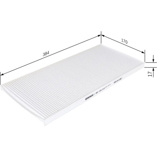 Bosch 1 987 432 014 Filter Innenraumluft FüR Alfa Romeo Fiat Lancia-image