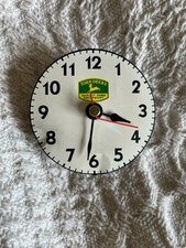 Vintage John Deere Cardboard Clock Dial Face 2 6/16&rdquo; Dia & 10/16 High - Works
