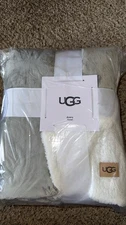 UGG Avery Reversible Throw 50" x 70" Seal Grey - NIP