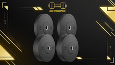 25 kg Dischi Bumper Gommati 51mm Palestra Bilanciere Olimpico Sollevamento Pesi