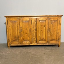 Antica credenza servante toscana a quattro sportelli , restaurata al naturale