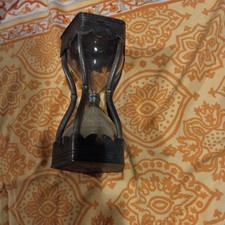 Antike Sanduhr Montierung Zinn gemarkt