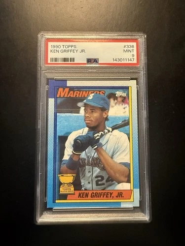 1990 Topps - Ken Griffey Jr #336 - PSA 9 - Just Graded