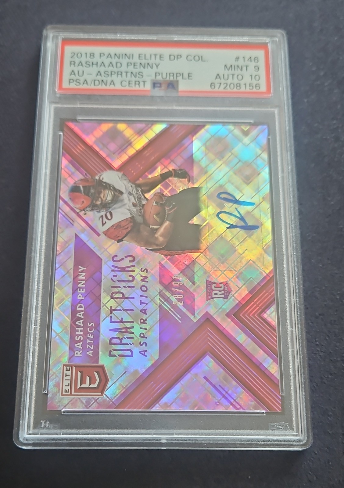 Rashaad Penny Panini Elite Draft Picks Collegiate #146 Base