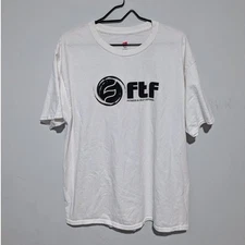 "FTF Fitness & Self-Defense" White Tee Size XL