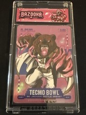 2026 Bo Jackson Battle Arena Tecmo Bowl A BEAR -Bobby Hebert- Gum Case Hit #BG64