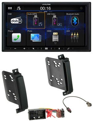 Alpine Bluetooth 2DIN MP3 DAB USB Autoradio für Jeep Grand Cherokee Dodge Durang