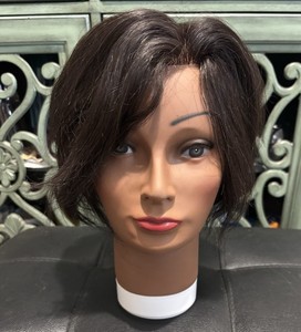 Female Hair Mannequin Head Brown real hair for Styling & Makeup